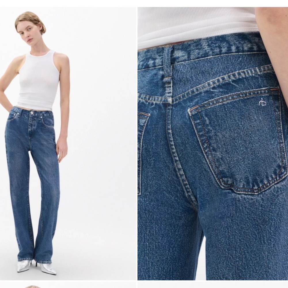 FIRM PRICE 👖 NWT  RAG & BONE MIRAMAR SHEA RELAXED STRAIGHT PANTS